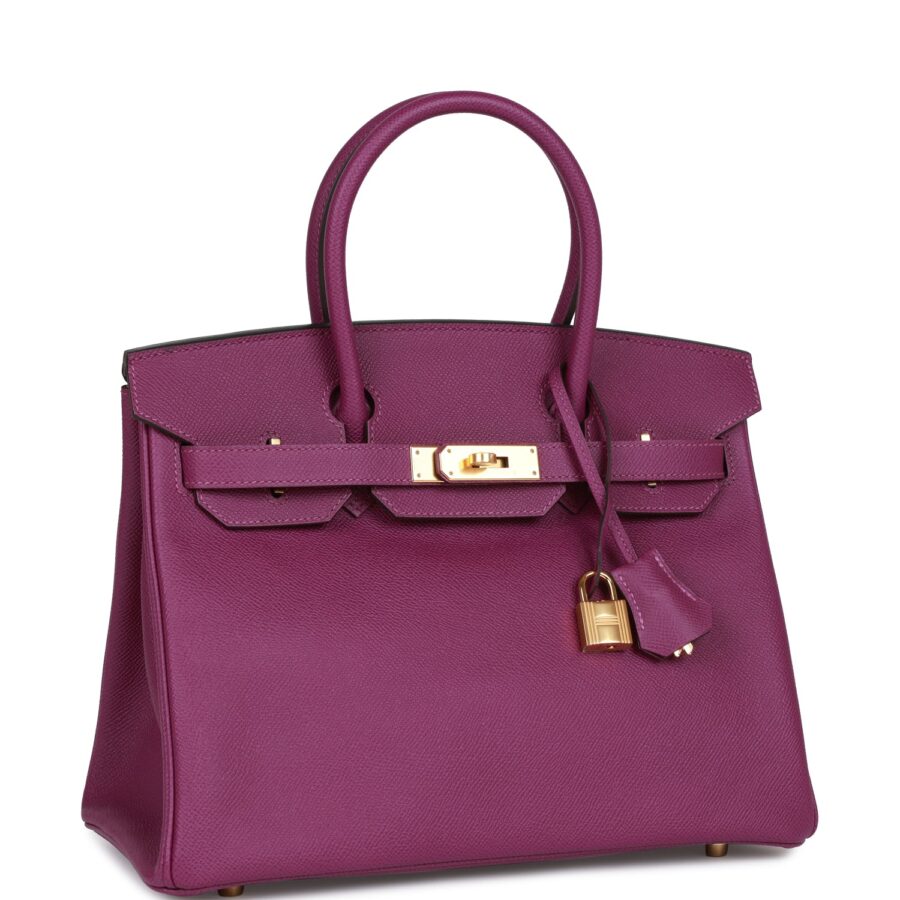 Hermes Birkin 30 Anemone Epsom Gold Hardware | Studio Nafay