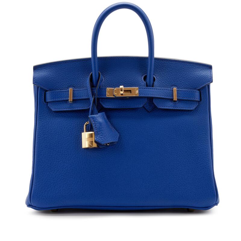 HERMÈS BIRKIN 25 TOGO LEATHER GOLD HARDWARE HANDBAG