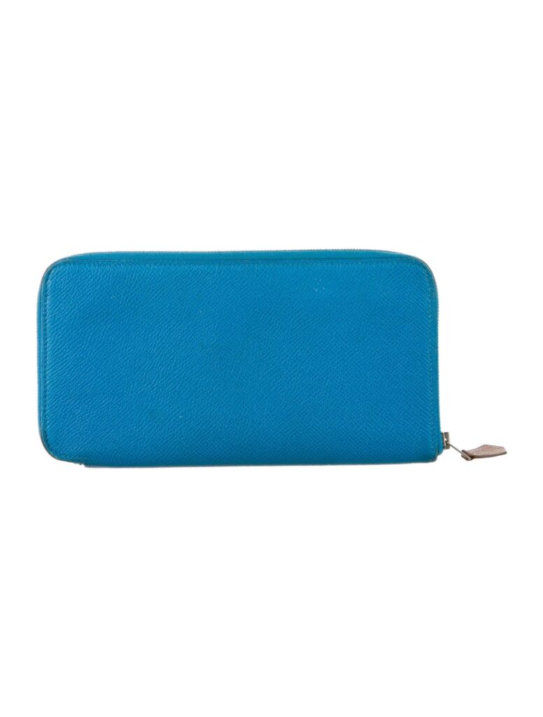 HERMÈS EPSOM LEATHER SILK'IN LONG ZIP AROUND WALLET IN ZANZIBAR - Product Image 2