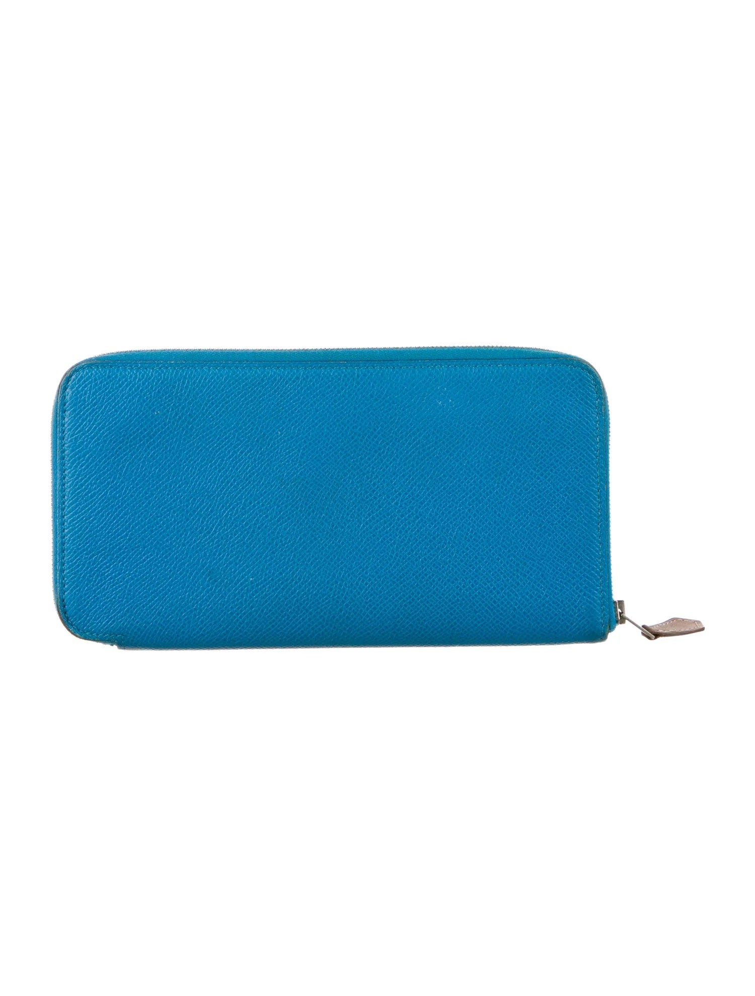 HERMÈS EPSOM LEATHER SILK’IN LONG ZIP AROUND WALLET IN ZANZIBAR