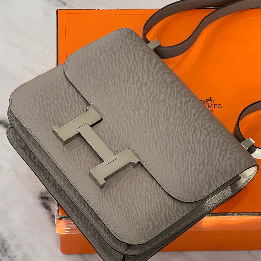 HERMÈS CONSTANCE 24 EPSOM PALLADIUM HARDWARE | Studio Nafay