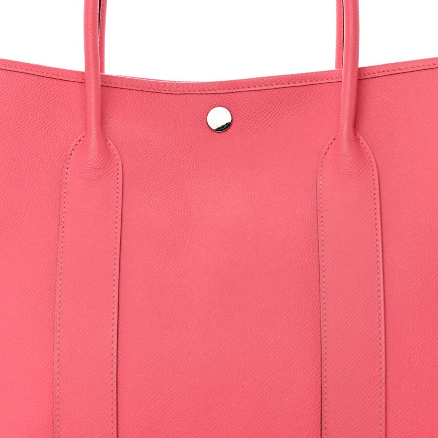 HERMÈS EPSON LEATHER GARDEN PARTY 36 MM BAG ROSE AZALEE | Studio Nafay