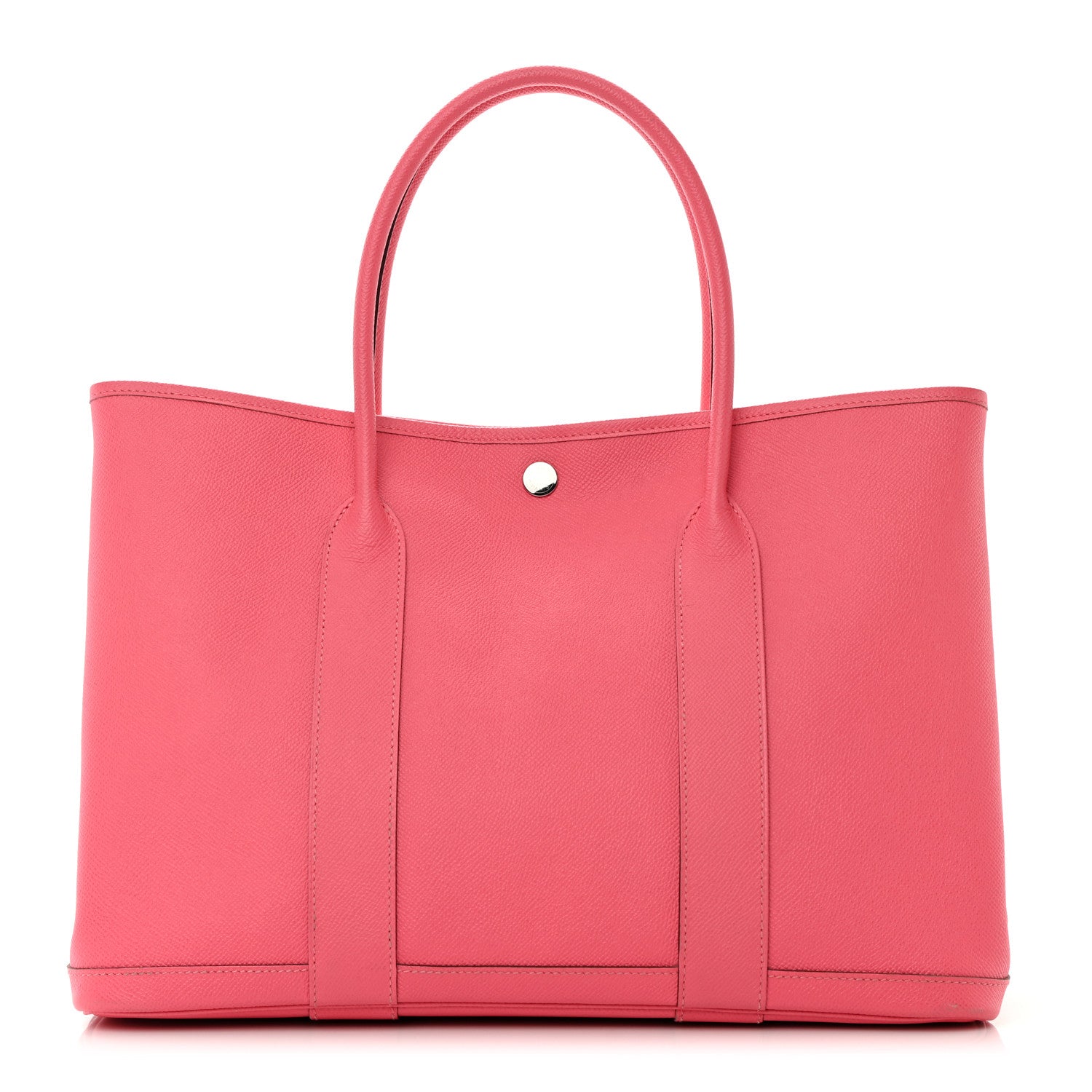 HERMÈS EPSON LEATHER GARDEN PARTY 36 MM BAG ROSE AZALEE