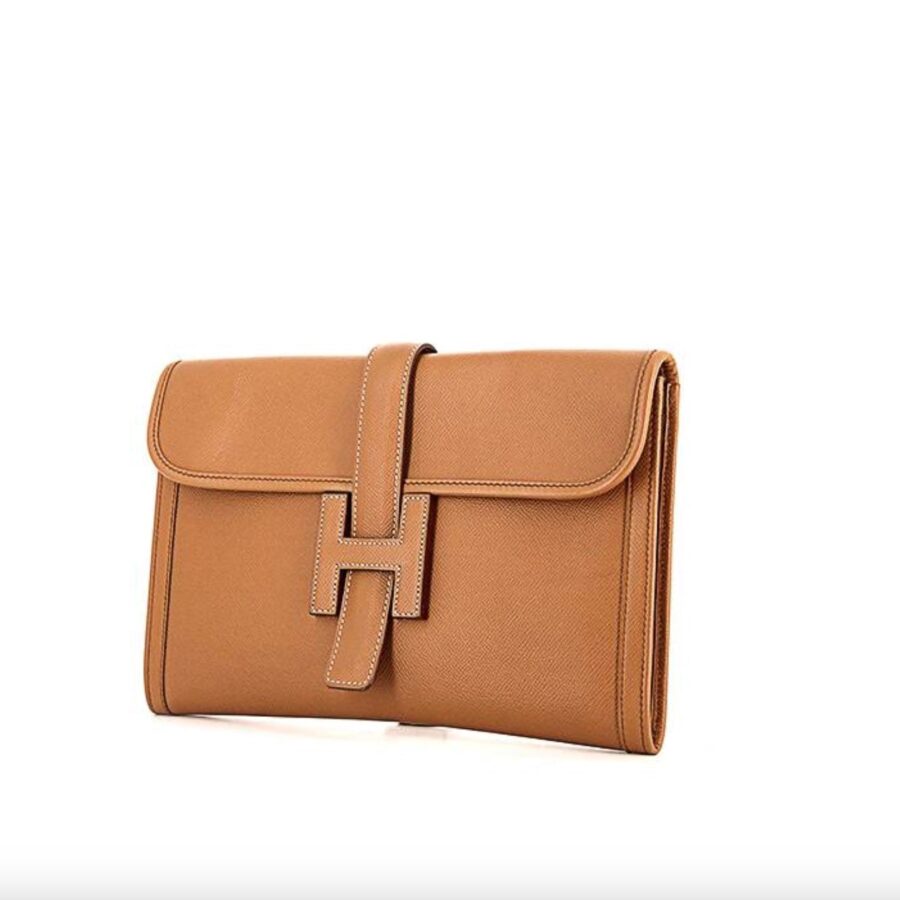 HERMÈS H EPSOM LEATHER JIGE PM CLUTCH BAG | Studio Nafay