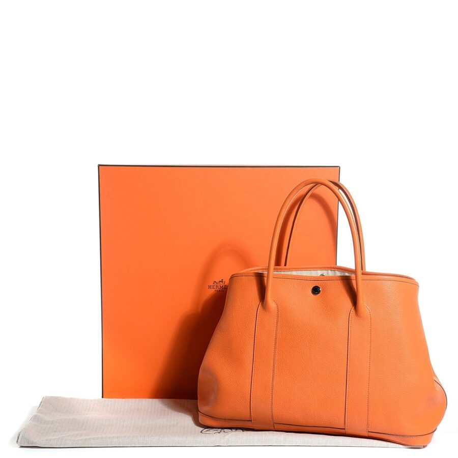 HERMÈS NEGONDA LEATHER GARDEN PARTY 36 TOTE BAG-HS | Studio Nafay