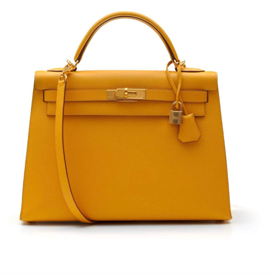 HERMÈS EPSOM LEATHER KELLY 28 SELLIER | Studio Nafay