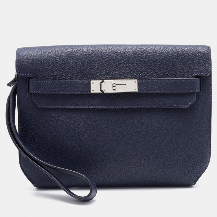 HERMÈS KELLY DEPECHES 25 TOGO LEATHER POUCH/CUTCH BAG | Studio Nafay