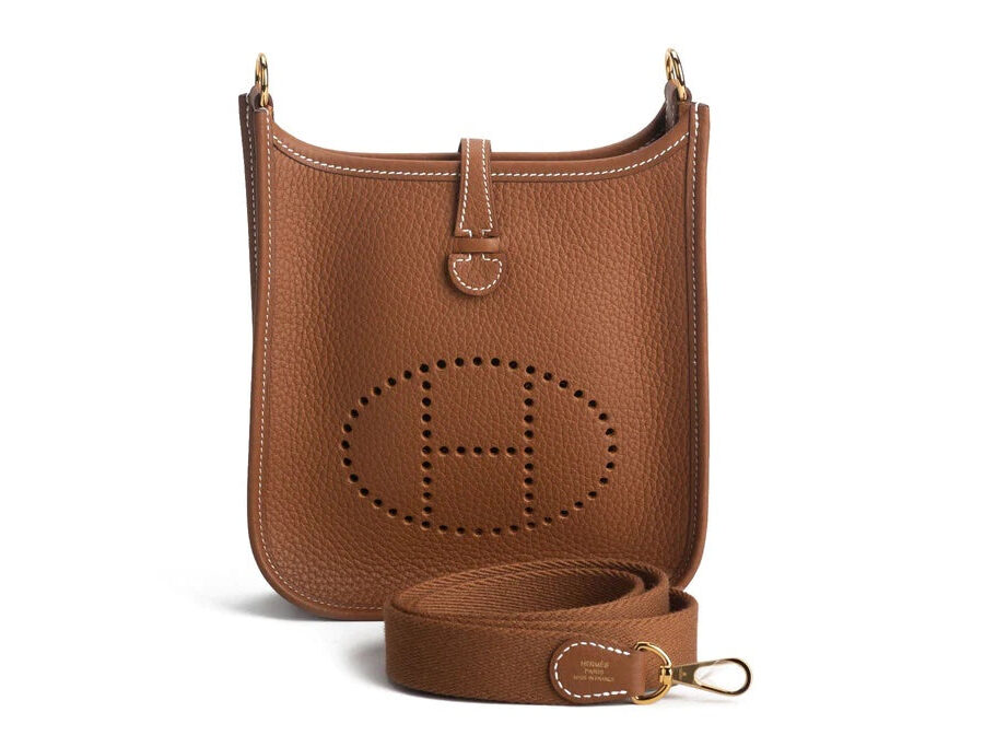 HERMÈS TAURILLON CLEMENCE MINI EVELYN TPM SHOULDER BAG | Studio Nafay
