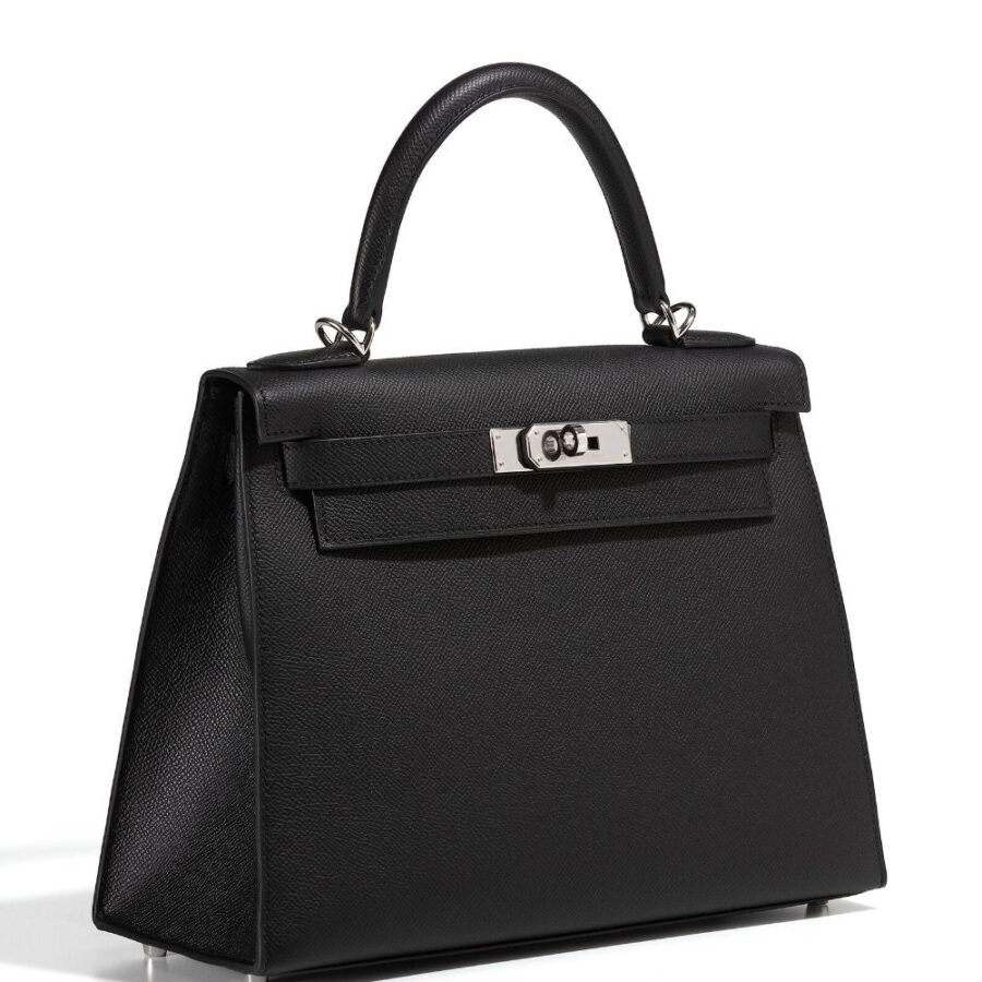HERMÈS PHW KELLY 32 SWIFT LEATHER SHOULDER BAG | Studio Nafay