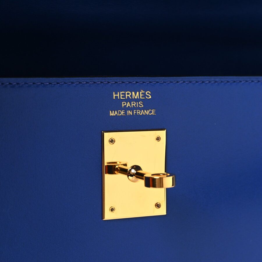 HERMÈS TADELAKT BOX LEATHER KELLY SELLIER 32 BAG | Studio Nafay