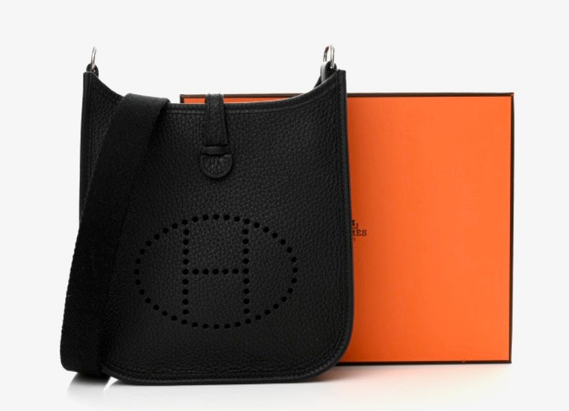 HERMÈS EVELYNE TPM TAURILLON CLEMENCE LEATHER CROSSBODY | Studio Nafay