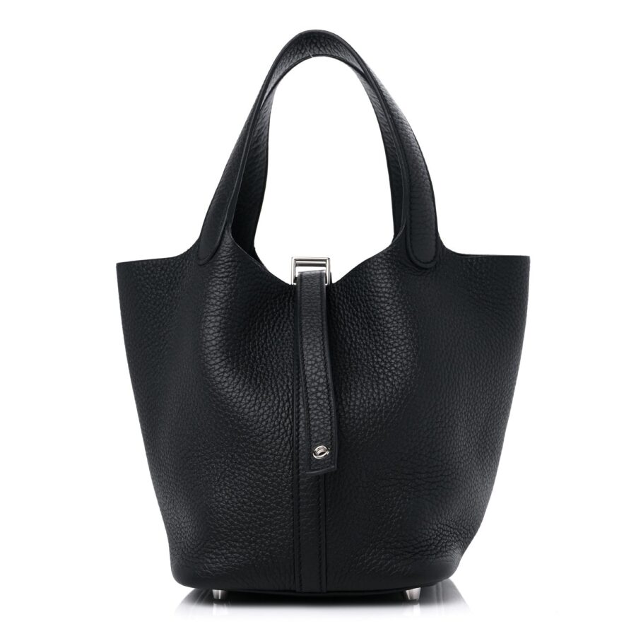 HERMÈS PITCOTIN LOCK 22 CLEMENCE LEATHER BAG | Studio Nafay