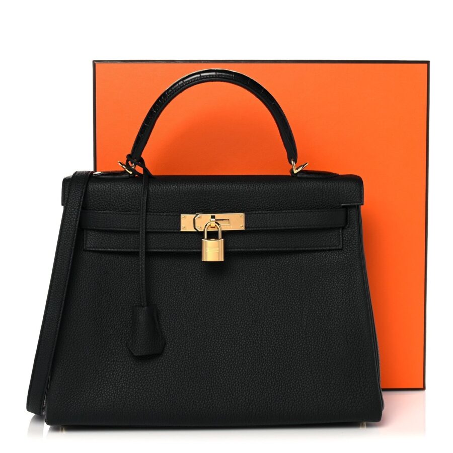 HERMÈS KELLY EPSOM LEATHER BAG 32 | Studio Nafay