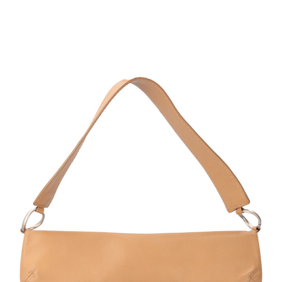 CHANEL Chocolate Bar Handbag Beige Leather | Studio Nafay