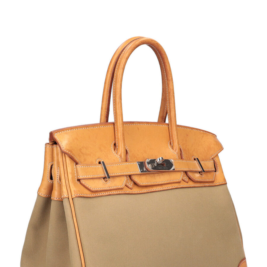 HERMÈS Birkin 30 Barenia Toile Officier | Studio Nafay