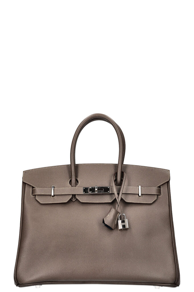 HERMÈS Birkin 35 Verso Epsom Étain Bleu Agate - Product Image 2