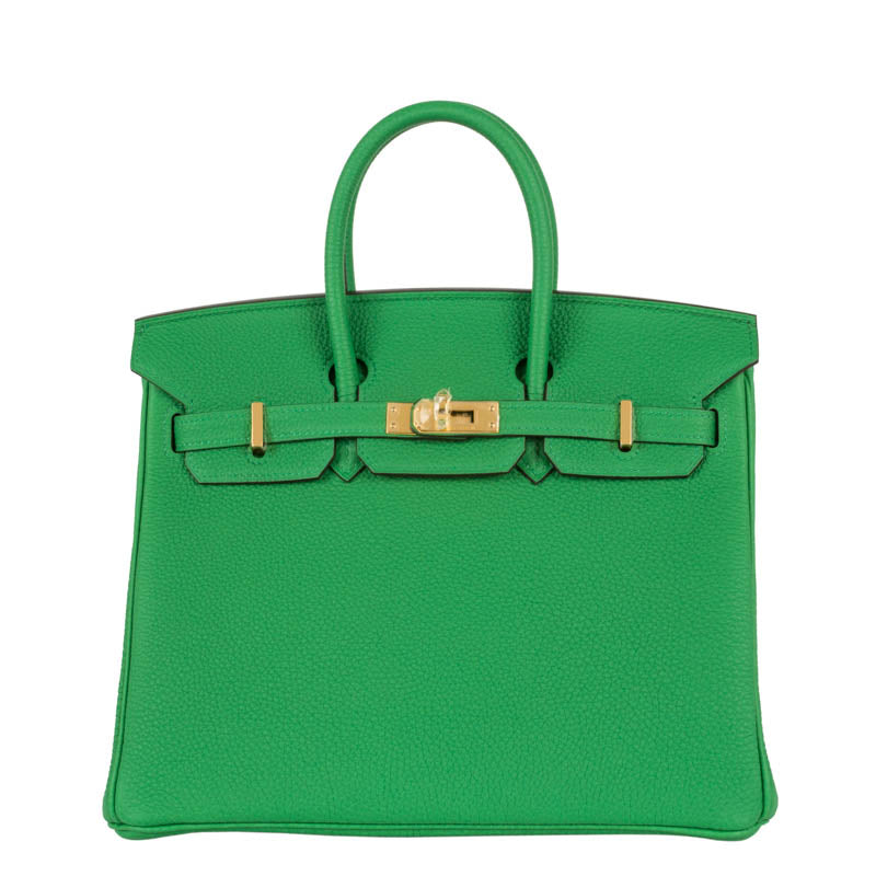 Hermes25cm Birkin Bambou Togo Leather Gold Hardware | Studio Nafay