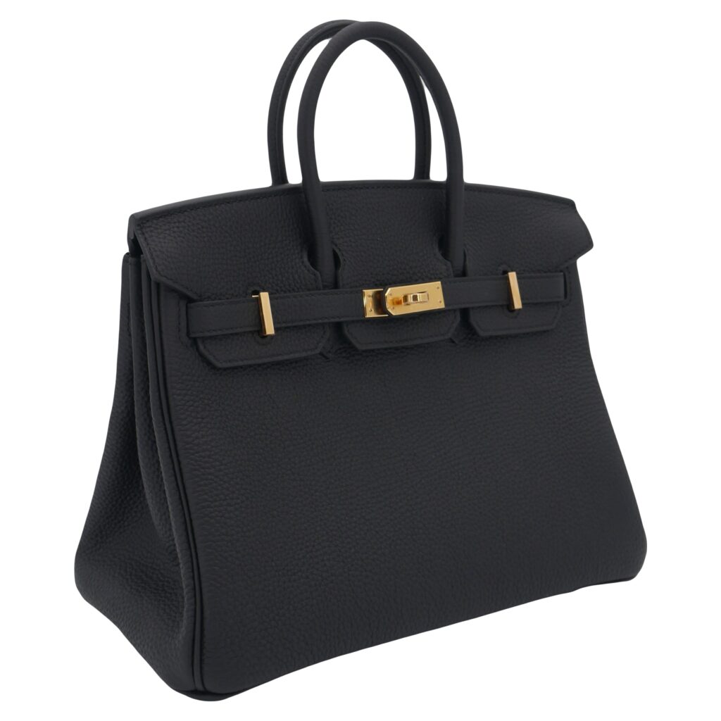 Hermes25cm Birkin Black Togo Leather Gold Hardware - Product Image 2