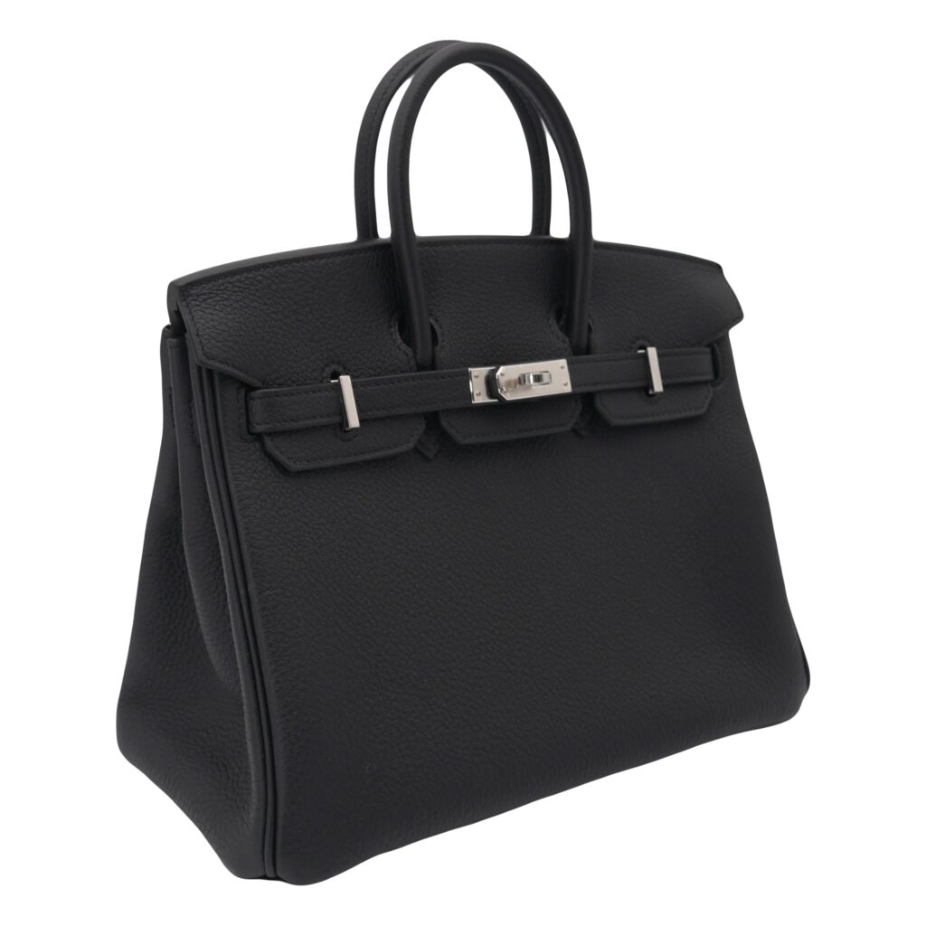 Hermes25cm Birkin Black Togo Leather Palladium Hardware - Product Image 2
