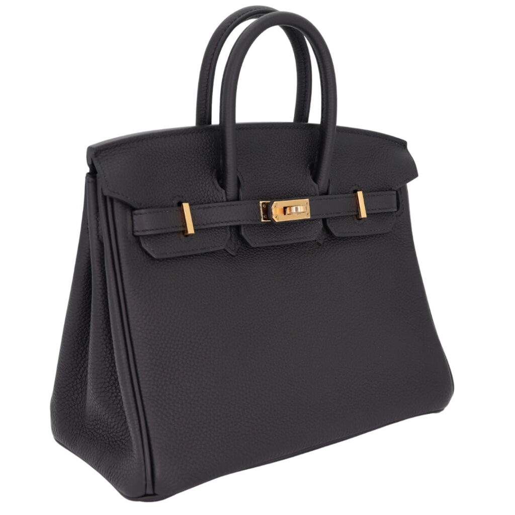 Hermes25cm Birkin Black Togo Leather Rose Gold Hardware - Product Image 2
