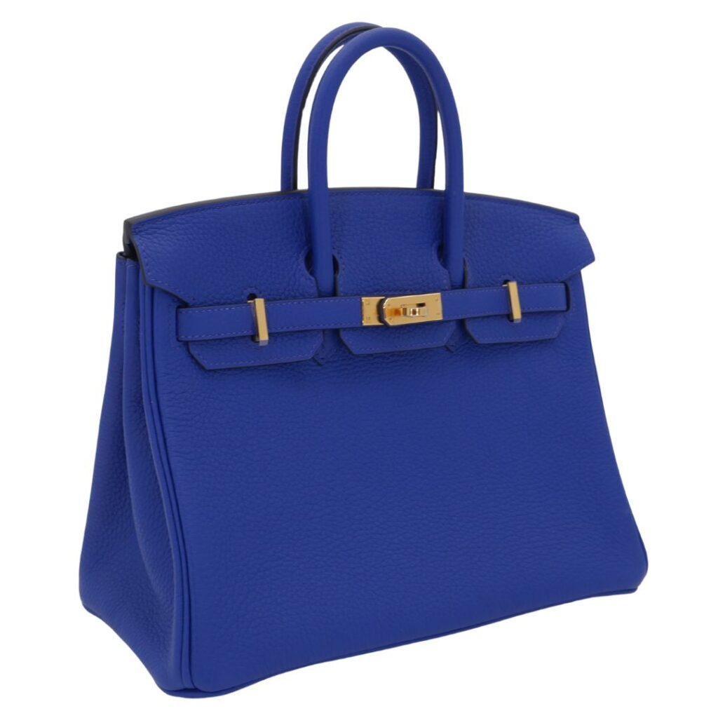 Hermes25cm Birkin Bleu Royal Togo Leather Gold Hardware - Product Image 2