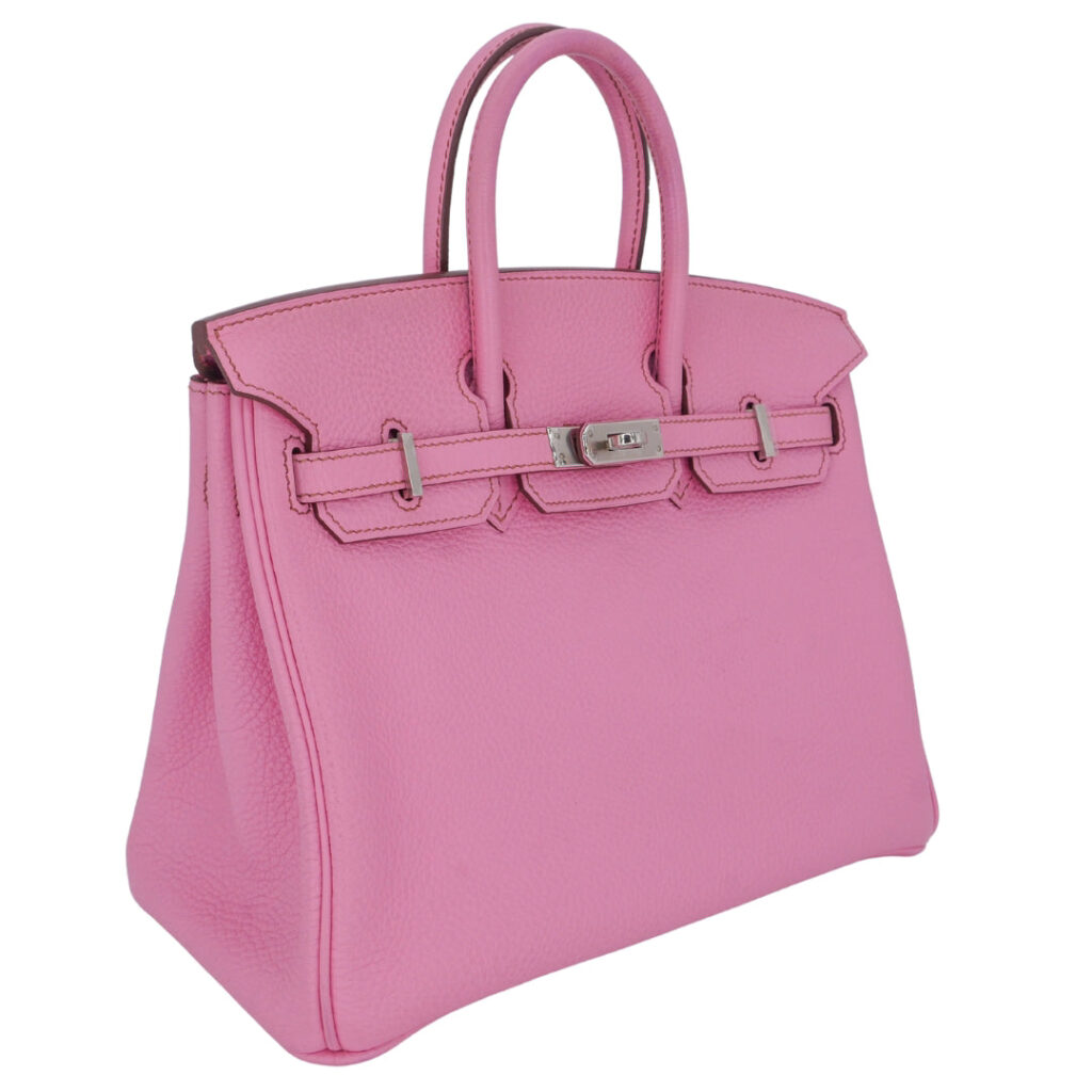 Hermes25cm Birkin Bubblegum Togo Palladium Hardware - Product Image 2