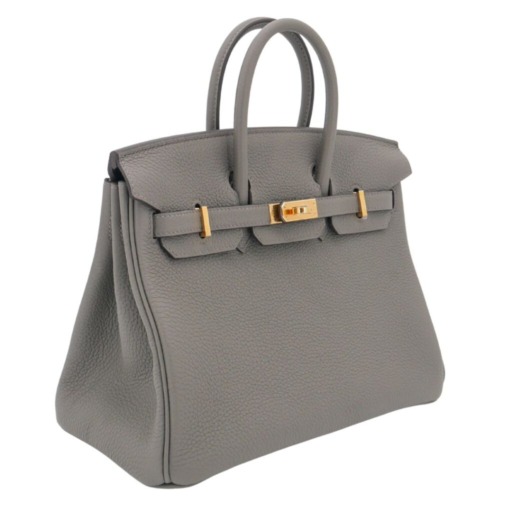 Hermes25cm Birkin Gris Meyer Togo Leather Gold Hardware - Product Image 2