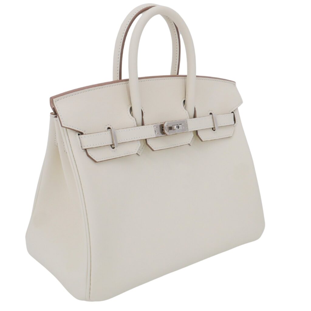 Hermes25cm Birkin Mushroom Swift Leather Palladium Hardware - Product Image 2
