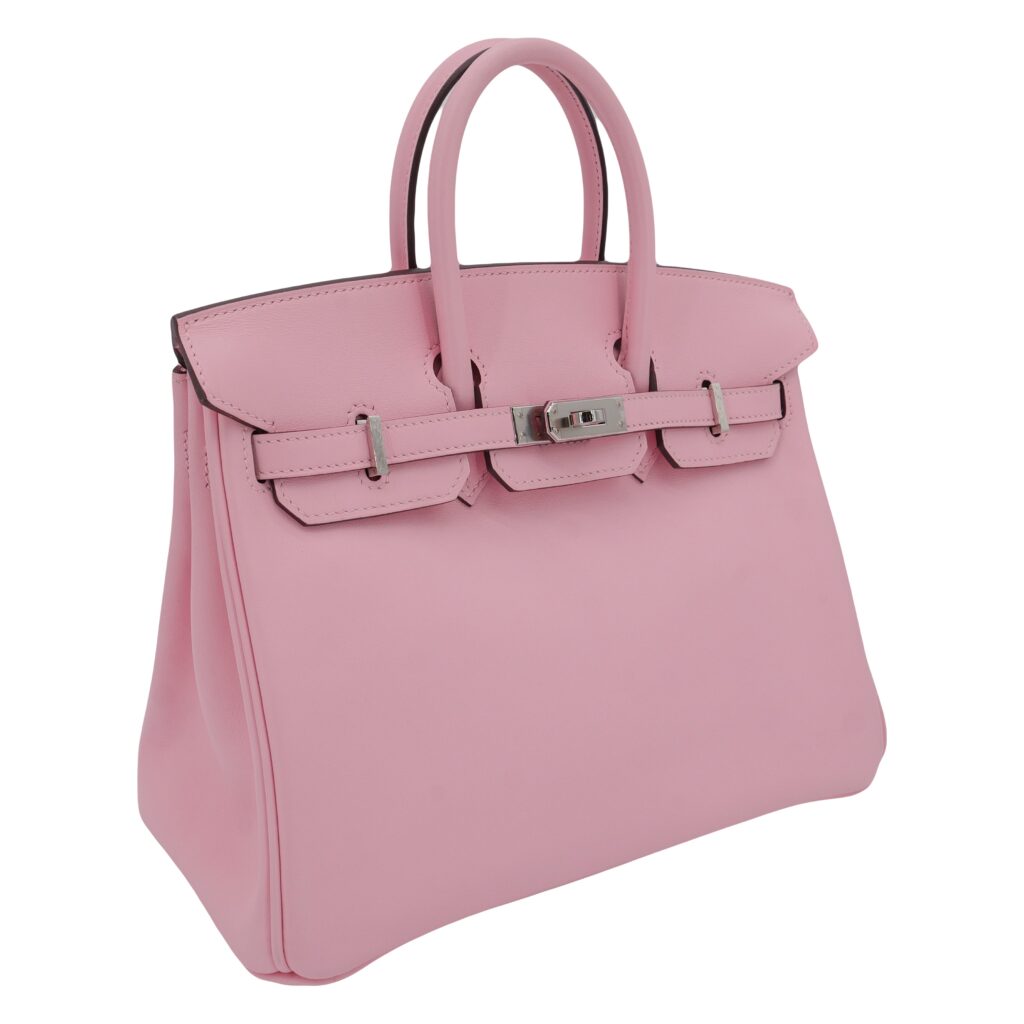 Hermes25cm Birkin Rose Sakura Swift Leather Palladium Hardware - Product Image 2