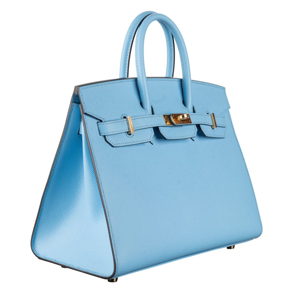 Hermes25cm Birkin Sellier Celeste Epsom Leather Gold Hardware - Product Image 2