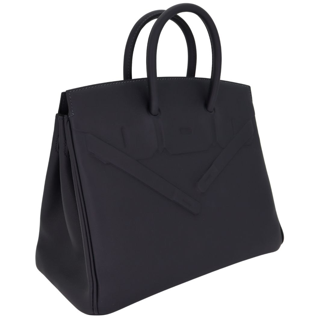 Hermes25cm Birkin Shadow Caban Swift Leather