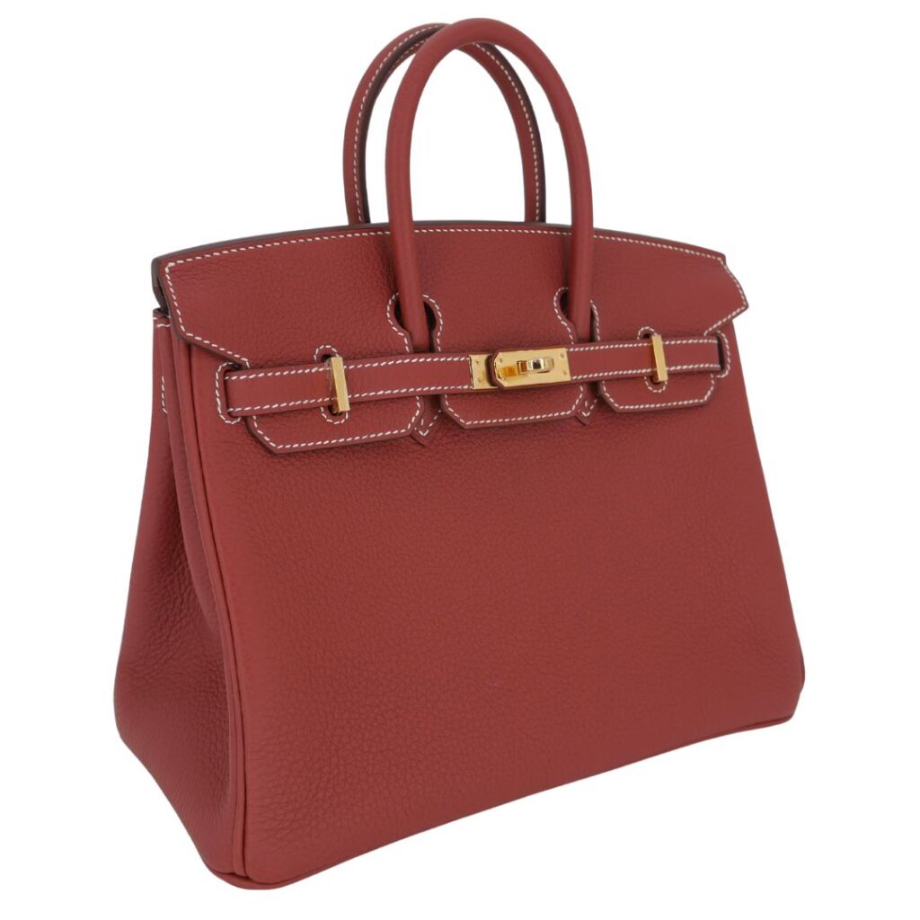Hermes25cm Birkin Sienne Togo Leather Gold Hardware - Product Image 2