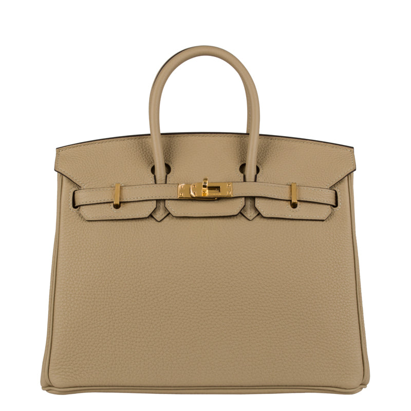 Hermes25cm Birkin Trench Togo Leather Gold Hardware | Studio Nafay