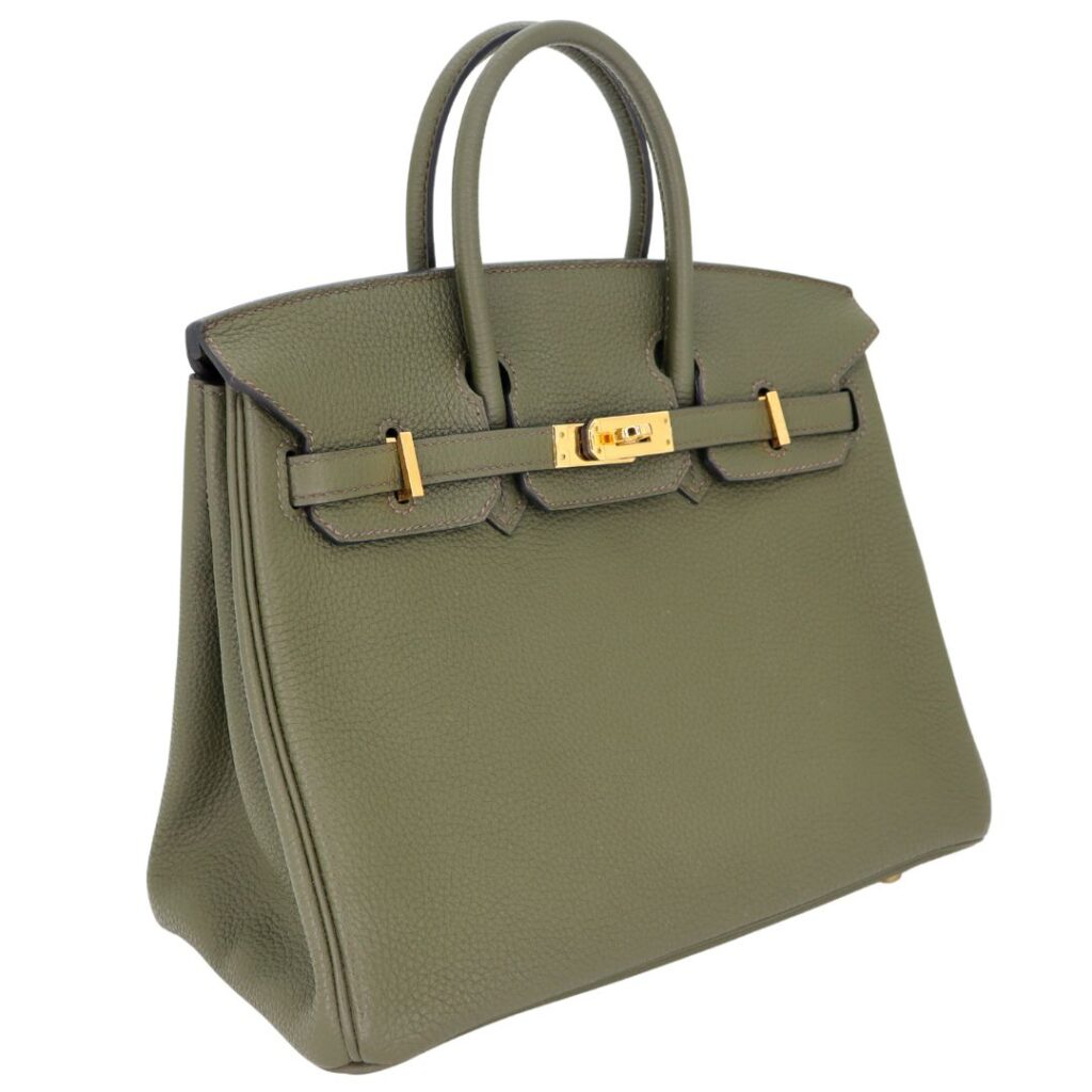 Hermes25cm Birkin Vert Olive Togo Leather Gold Hardware - Product Image 2