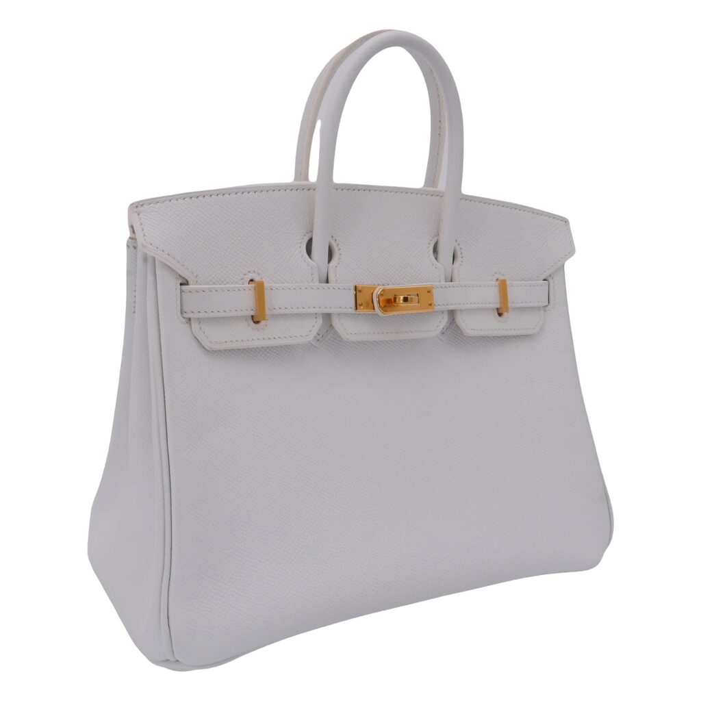 Hermes25cm Birkin White Epsom Leather Gold Hardware - Product Image 2
