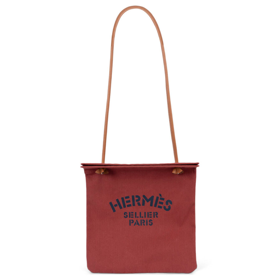 HERMÈS ALINE TOILE SWIFT H GROOMING BAG | Studio Nafay