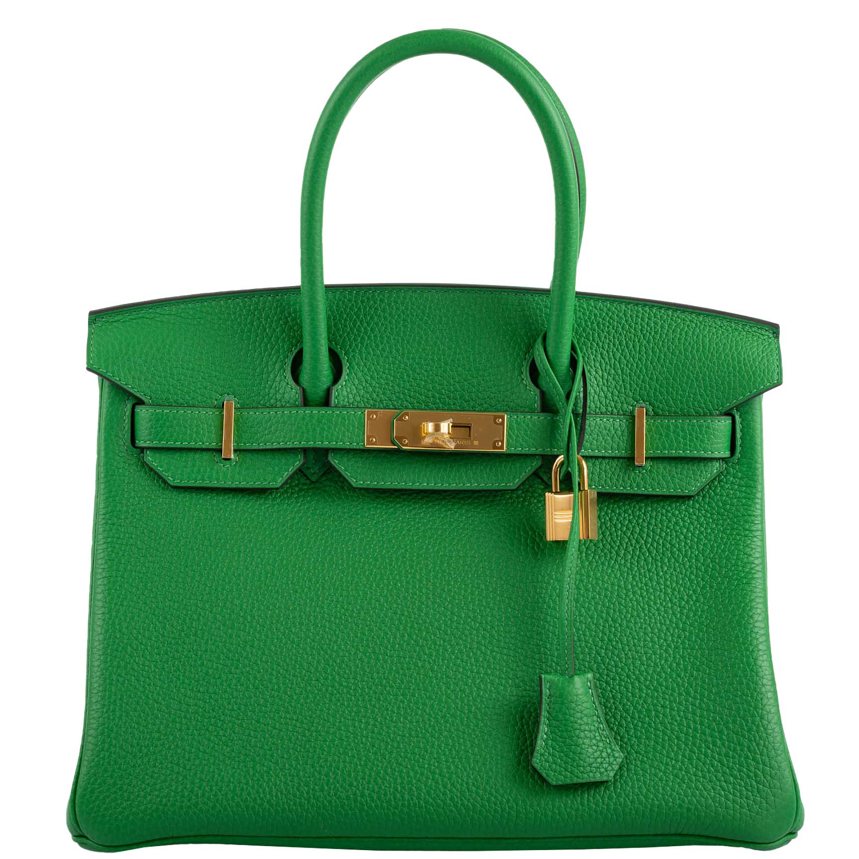 Hermes Birkin 25 Bambou (Bamboo) Green Togo with Gold Hardware -, Y