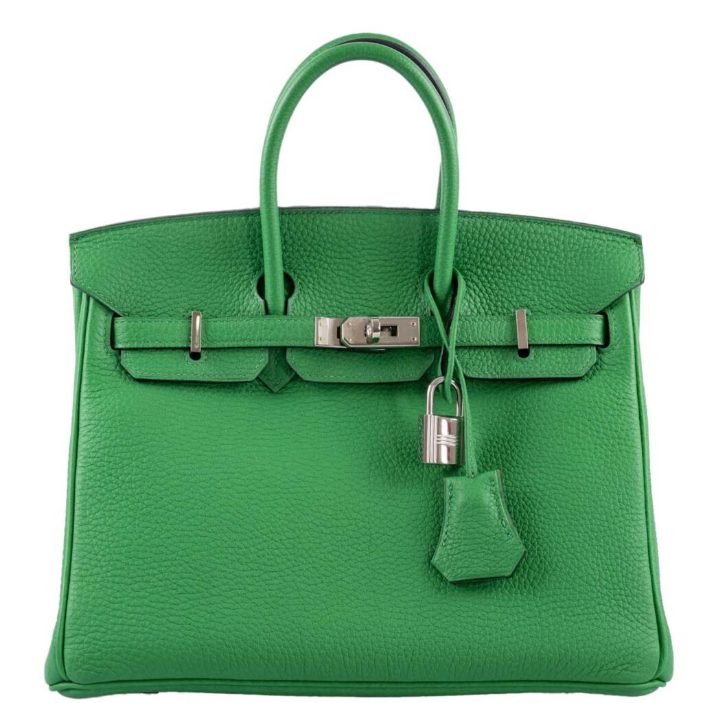 Hermes Birkin 25 Bambou (Bamboo) Green Togo with Palladium Hardware -, R Square - Product Image 2