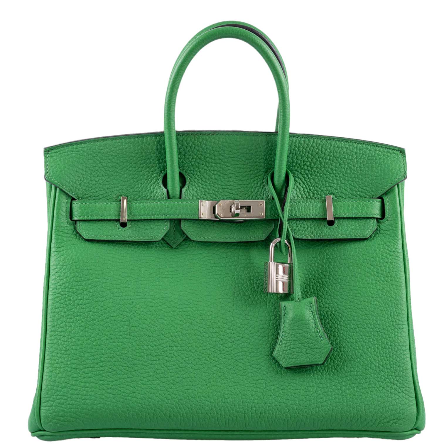 Hermes Birkin 25 Bambou (Bamboo) Green Togo with Palladium Hardware -, R Square