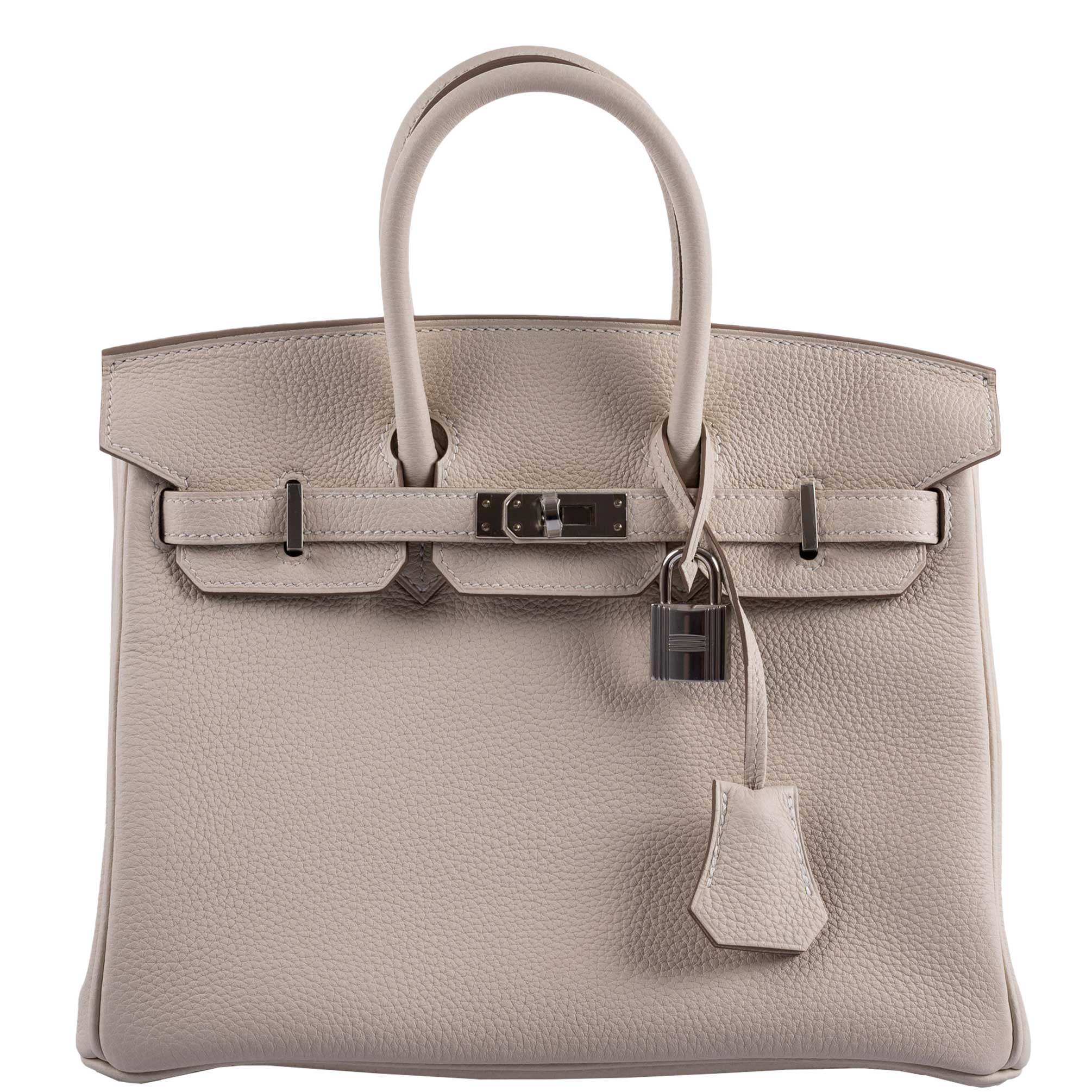 Hermes Birkin 25 Craie Togo Palladium Hardware -, Y