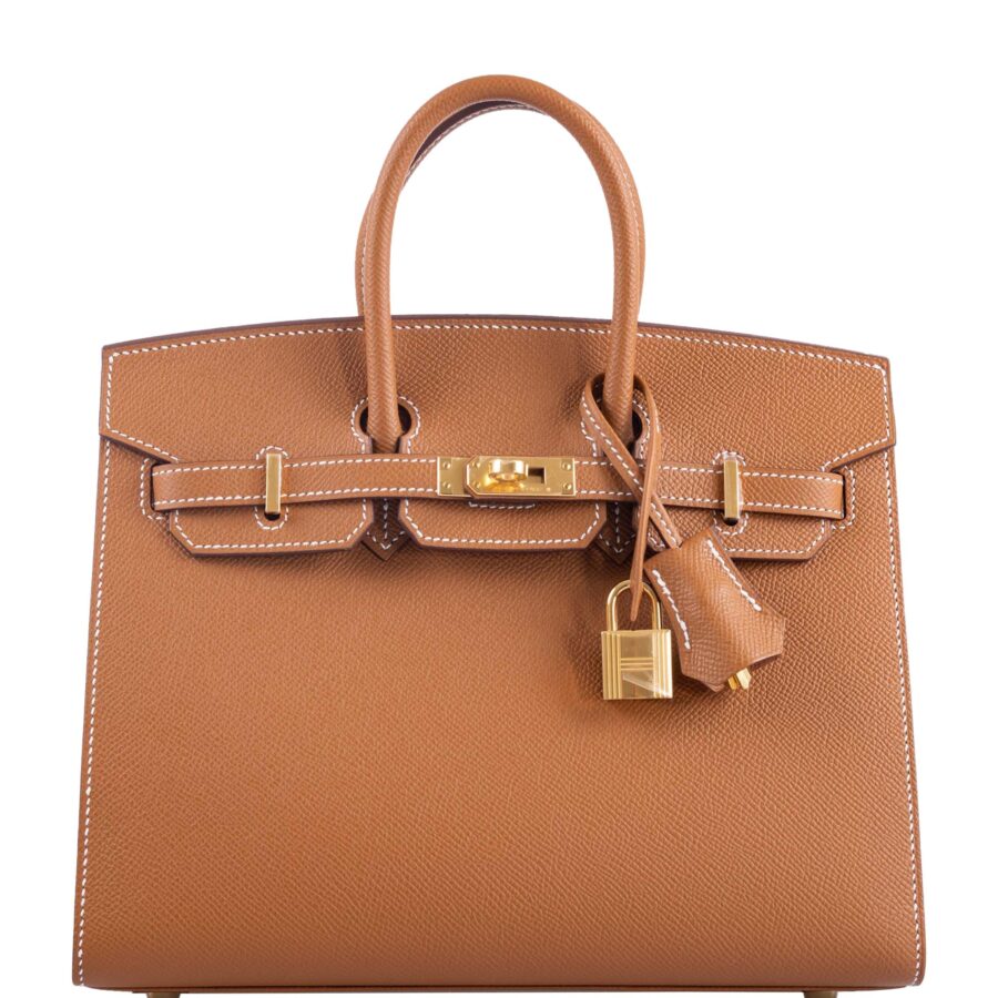 HermesBirkin 25 Sellier Gold Epsom Gold Hardware | Studio Nafay
