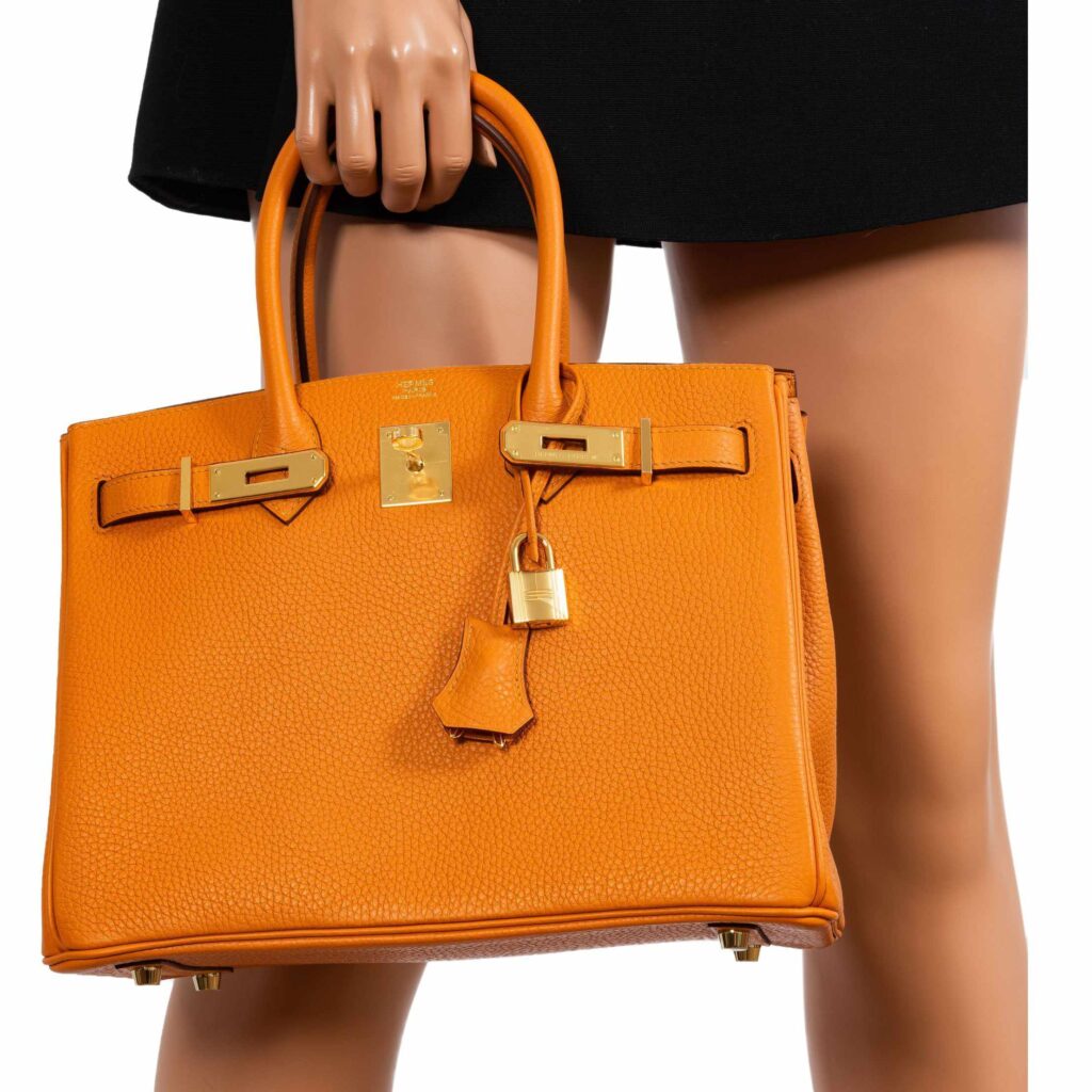 HermesBirkin 30 Abricot (Apricot) Togo Gold Hardware - Product Image 2