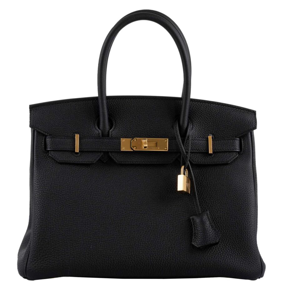 HermesBirkin 30 Black Togo Gold Hardware -, Z | Studio Nafay