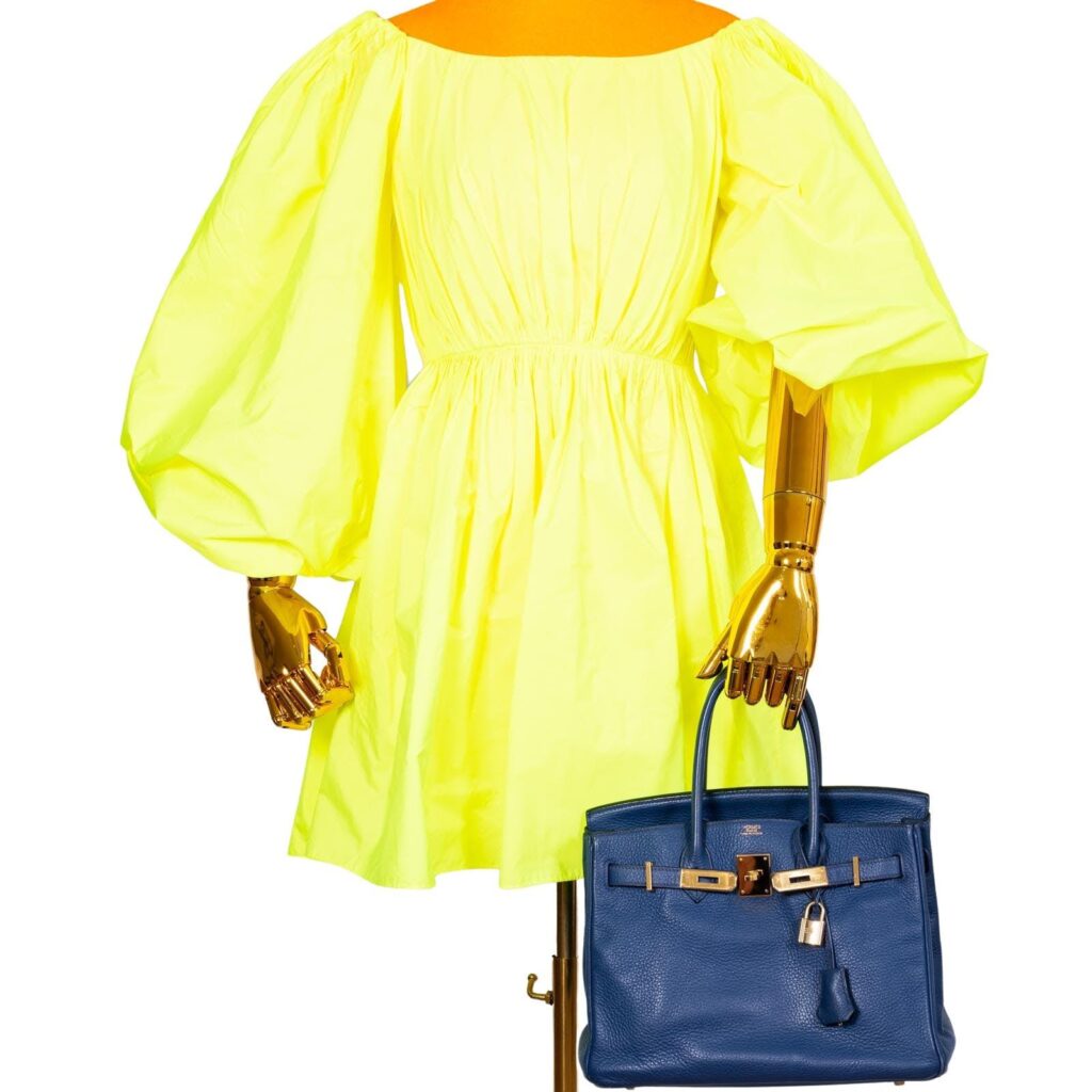 HermesBirkin 30 Blue Brighton Clemence with Gold Hardware - Product Image 2