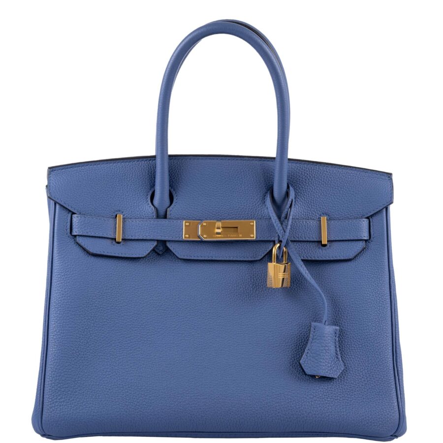 HermesBirkin 30 Blue Brighton Togo with Gold Hardware -, C | Studio Nafay