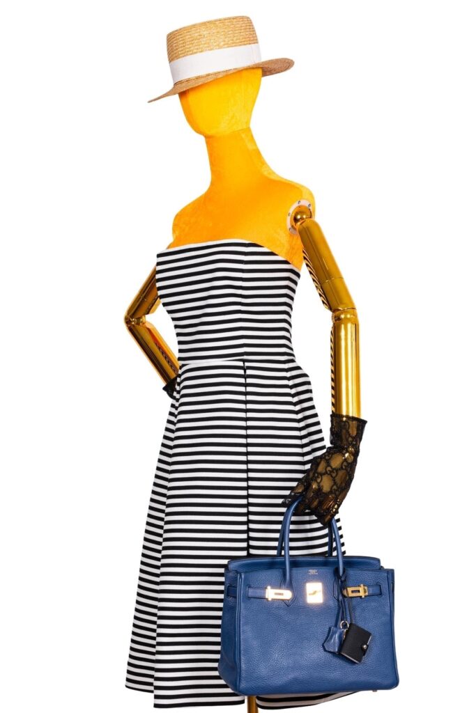 HermesBirkin 30 Blue De Galice Clemence with Gold Hardware - Product Image 2
