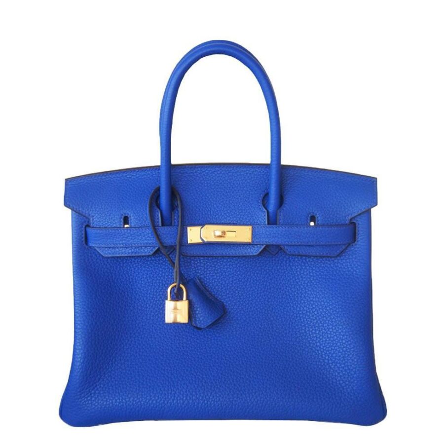 HermesBirkin 30 Blue Electric Candy Bag GHW | Studio Nafay