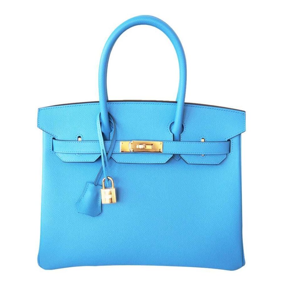 HermesBirkin 30 Blue Paradise Epsom Bag GHW | Studio Nafay