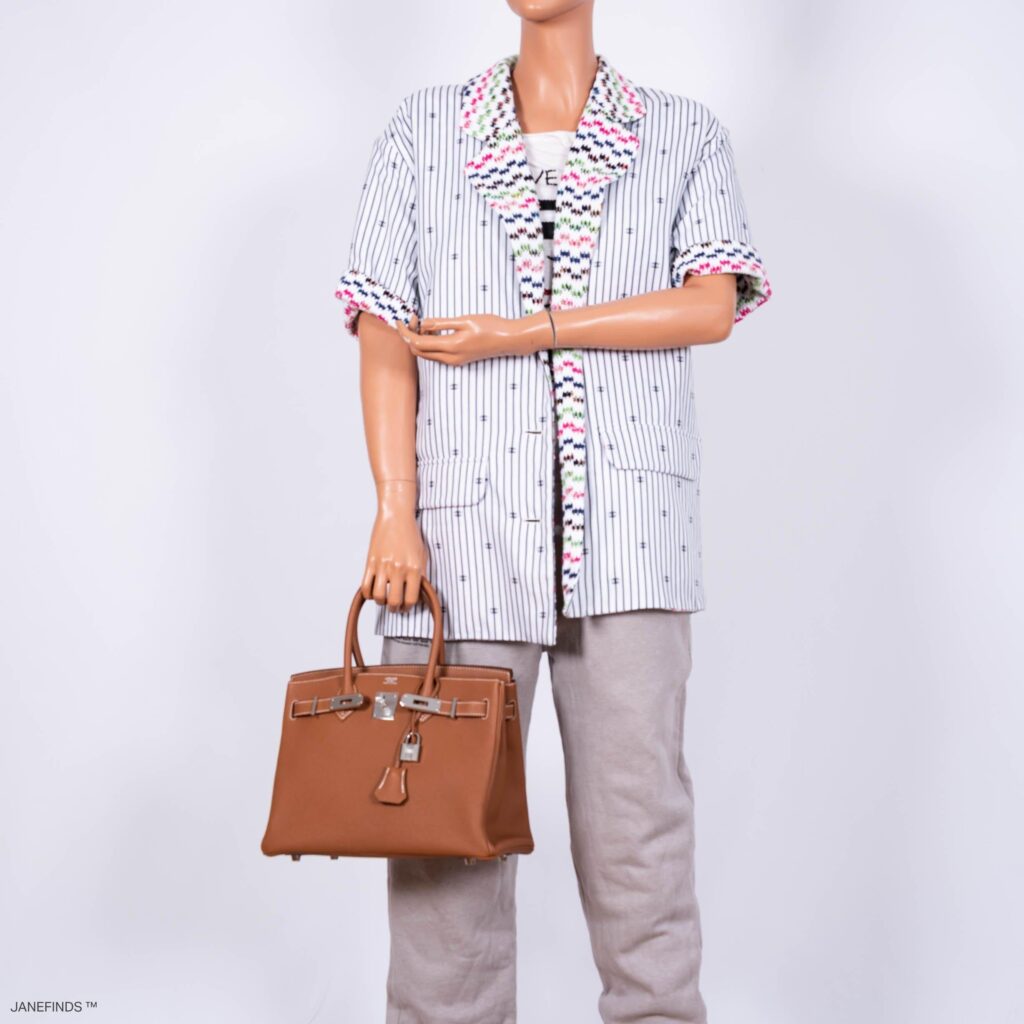 HermesBirkin 30 Gold Togo with Palladium Hardware -, Y - Product Image 2