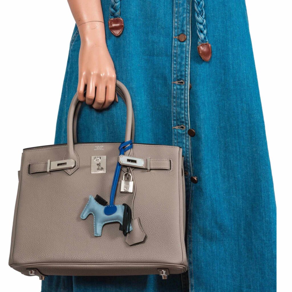 HermesBirkin 30 Gris Asphalte Togo Palladium Hardware - Product Image 2
